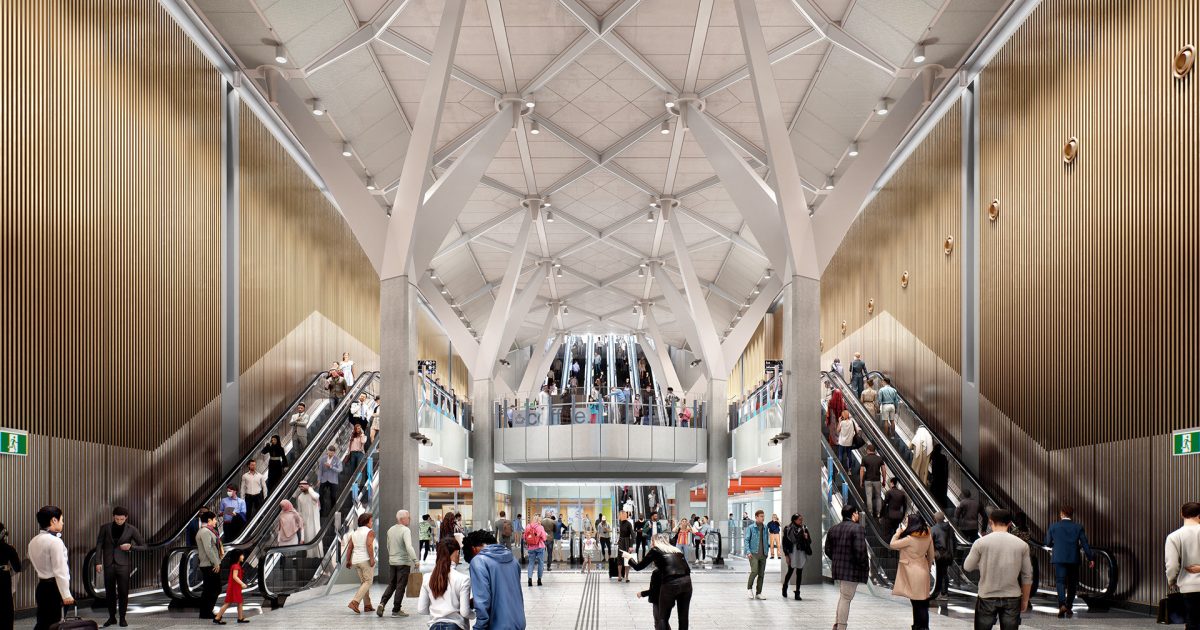 Hassell Metro Tunnel Project's Town Hall Station — and City Square