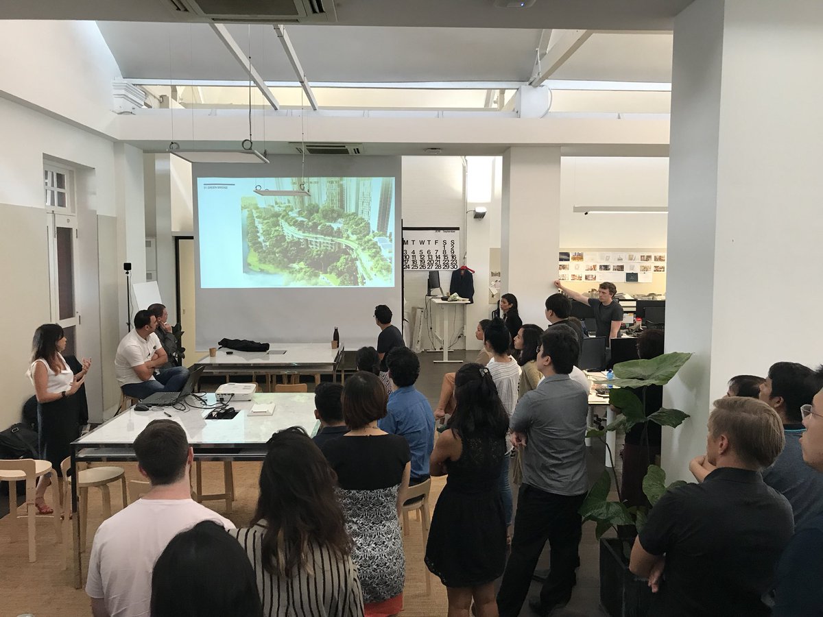 Karen Tham presenting in the #Singapore @hassell_studio today. https://t.co/LvVdvCp6md